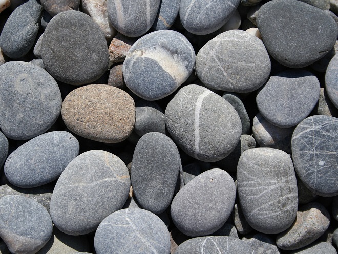 Grey rocks
